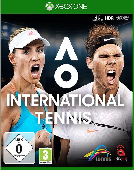 AO International Tennis (Xbox One) - Der Packshot
