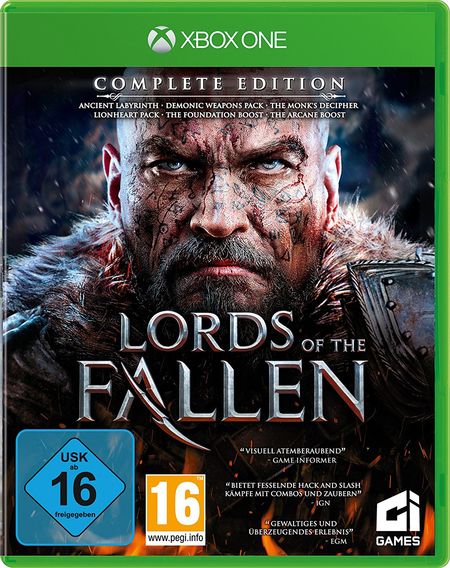 Lords of the Fallen Complete Edition (Xbox One) - Der Packshot