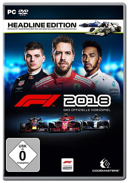 F1 2018 Headline Edition (PC) - Der Packshot