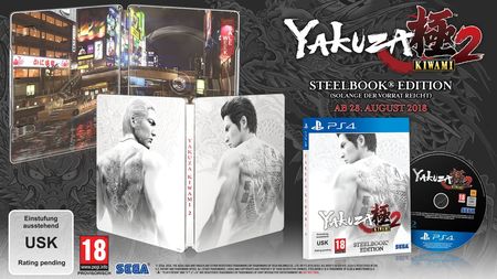 Yakuza Kiwami 2 Steelbook Edition (PS4) - Der Packshot
