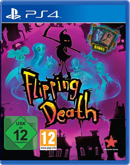 Flipping Death (PS4) - Der Packshot