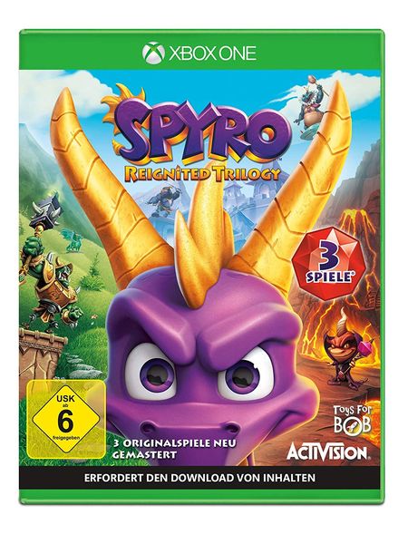 Spyro Reignited Trilogy (Xbox One) - Der Packshot