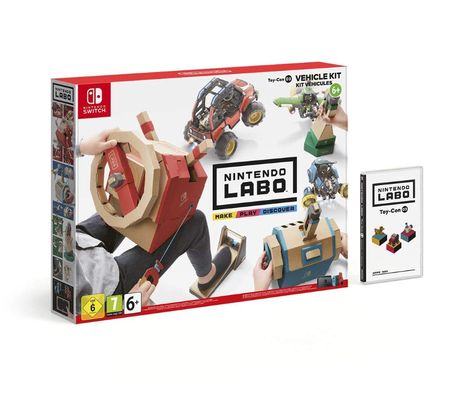 Nintendo Labo: Toy-Con 03: Fahrzeug-Set (Switch) - Der Packshot
