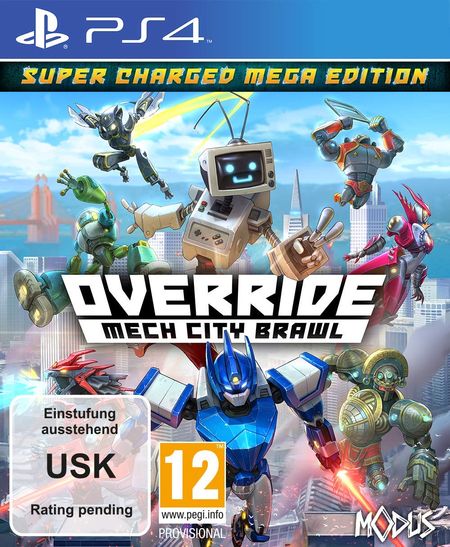 Override: Mech City Brawl - Super Charged Mega Edition (PS4) - Der Packshot