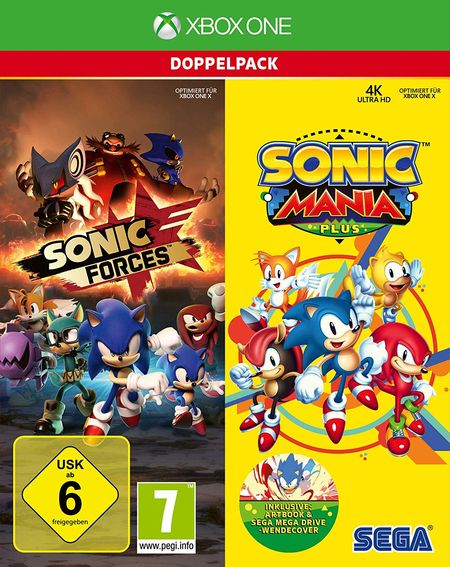 Sonic Mania Plus and Sonic Forces Double Pack (Xbox One) - Der Packshot