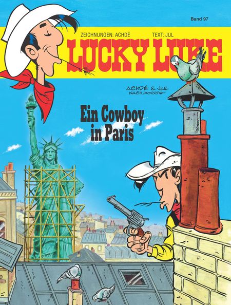 Lucky Luke 97: Ein Cowboy in Paris - Das Cover