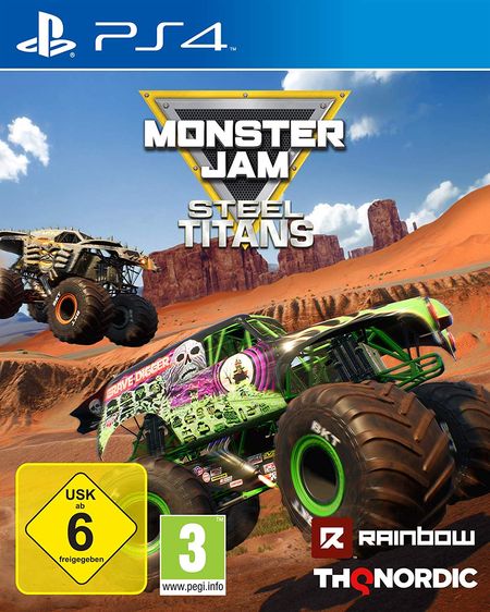 Monster Jam Steel Titans (PS4) - Der Packshot