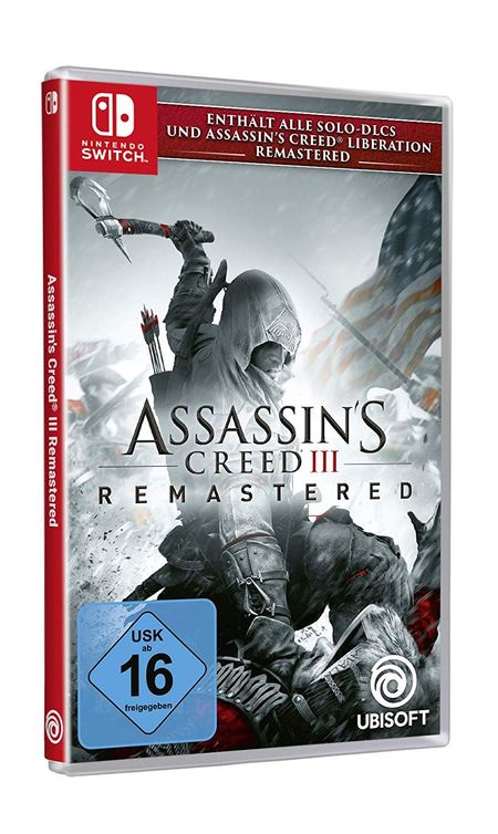 Assassin's Creed 3 Remastered (Switch) - Der Packshot