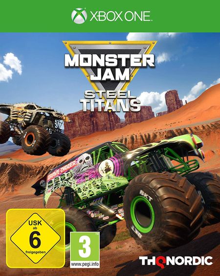 Monster Jam Steel Titans (Xbox One) - Der Packshot