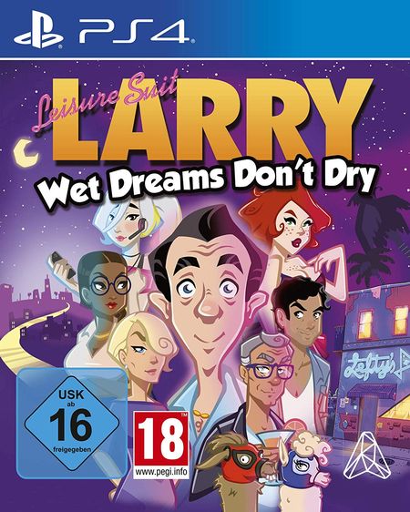 Leisure Suit Larry - Wet Dreams Don't Dry (PS4) - Der Packshot