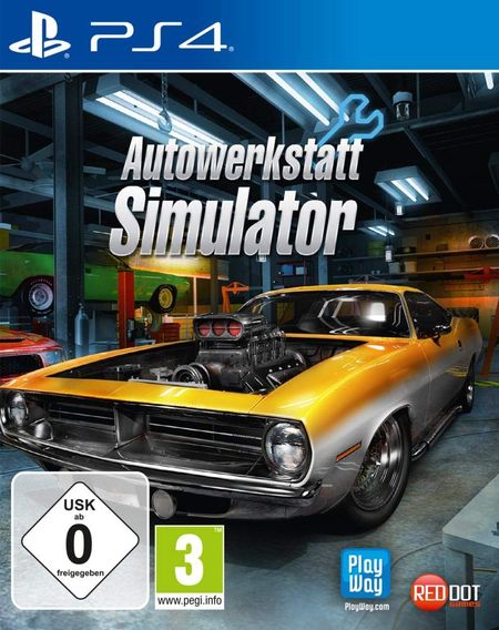 Autowerkstatt Simulator (PS4) - Der Packshot