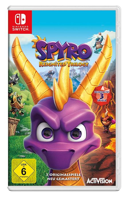 Spyro Reignited Trilogy (Switch) - Der Packshot
