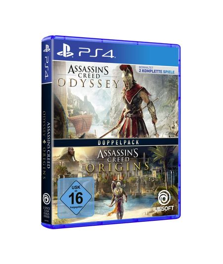 Assassin's Creed Odyssey + Assassin's Creed Origins (PS4) - Der Packshot