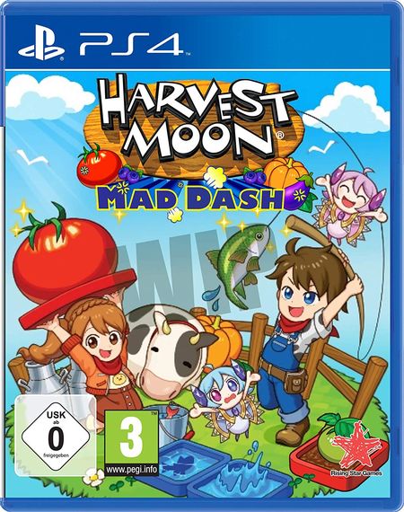 Harvest Moon Mad Dash (PS4) - Der Packshot