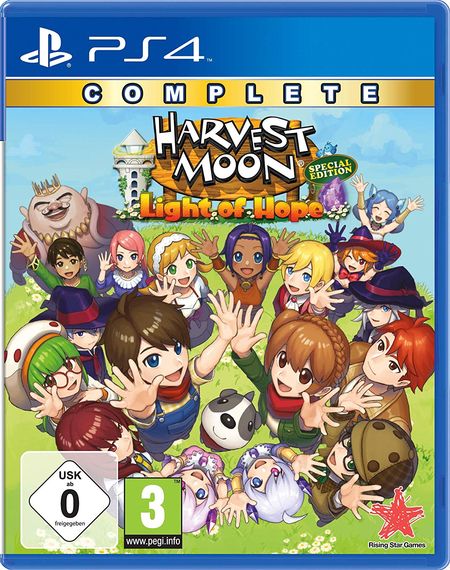 Harvest Moon Light of Hope Complete Special Edition (PS4) - Der Packshot