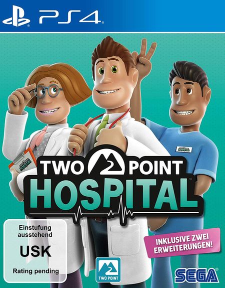 Two Point Hospital (PS4) - Der Packshot