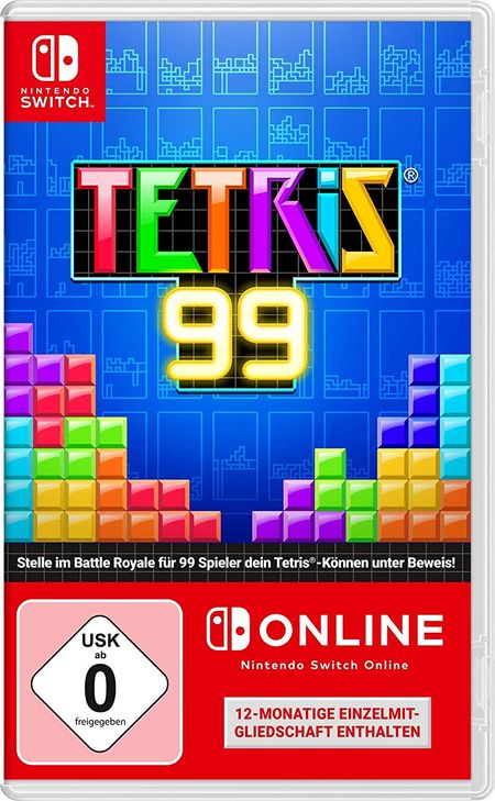 Tetris 99 + 12 Monate Nintendo Switch Online (Switch) - Der Packshot