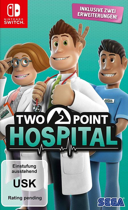 Two Point Hospital (Switch) - Der Packshot