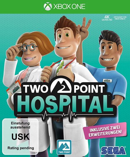 Two Point Hospital (Xbox One) - Der Packshot