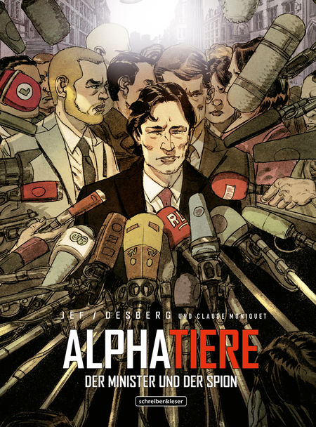 Alphatiere – Der Minister und der Spion - Das Cover