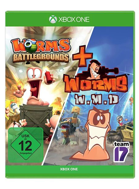 Worms Battlegrounds + W.M.D (Xbox One) - Der Packshot