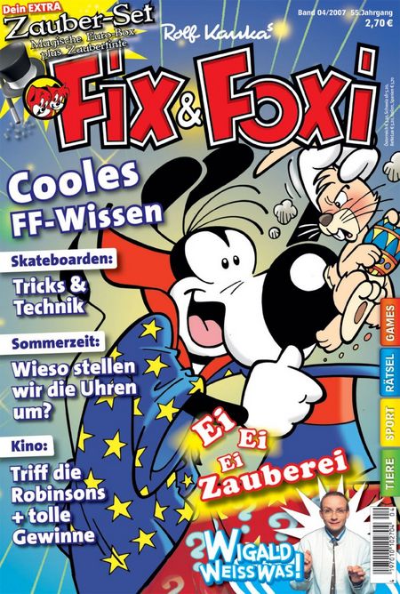 Fix & Foxi Magazin - Band 4/2007 - 55. Jahrgang - Das Cover