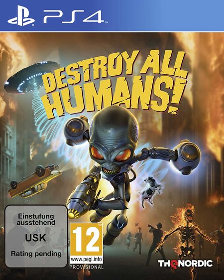 Destroy All Humans! Standard Edition (PS4) - Der Packshot