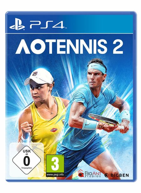 AO Tennis 2 (PS4) - Der Packshot