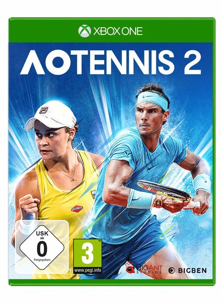 AO Tennis 2 (Xbox One) - Der Packshot
