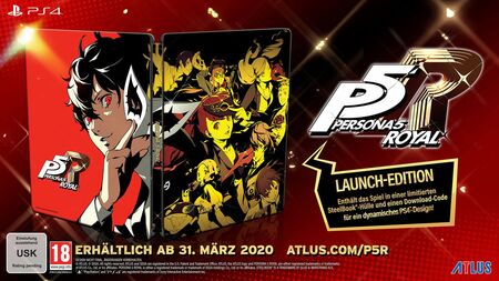 Persona 5 Royal Launch Edition (PS4) - Der Packshot