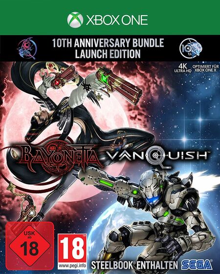 Bayonetta & Vanquish 10th Anniversary Bundle Limited Edition (Xbox One) - Der Packshot