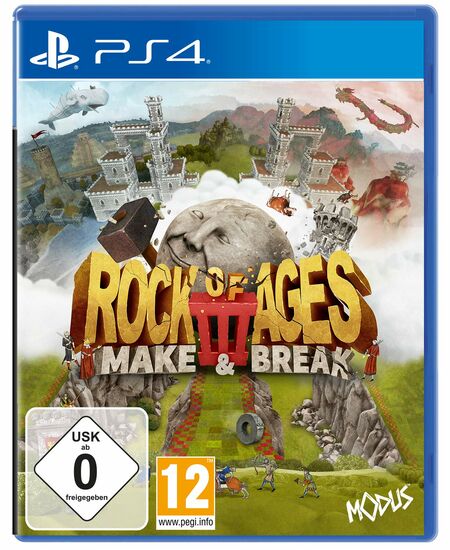 Rock of Ages 3: Make & Break (PS4) - Der Packshot