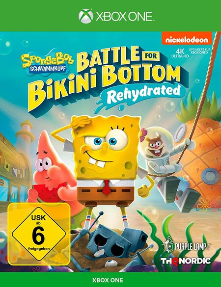 Spongebob SquarePants: Battle for Bikini Bottom - Rehydrated - Standard Edition (Xbox One) - Der Packshot