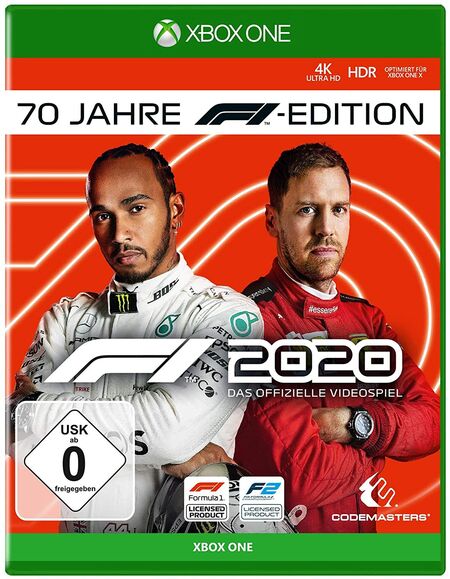 F1 2020 70 Jahre F1 Edition (Xbox One) - Der Packshot