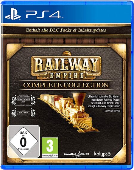 Railway Empire Complete Collection (PS4) - Der Packshot