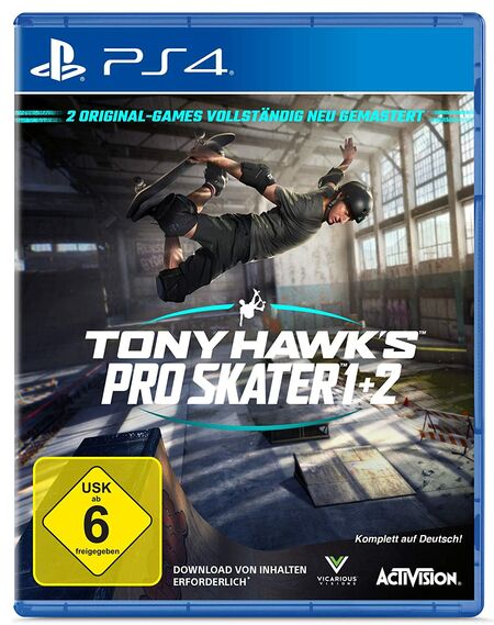 TONY HAWK´S Pro Skater 1+2 Standard Edition (Ps4) - Der Packshot