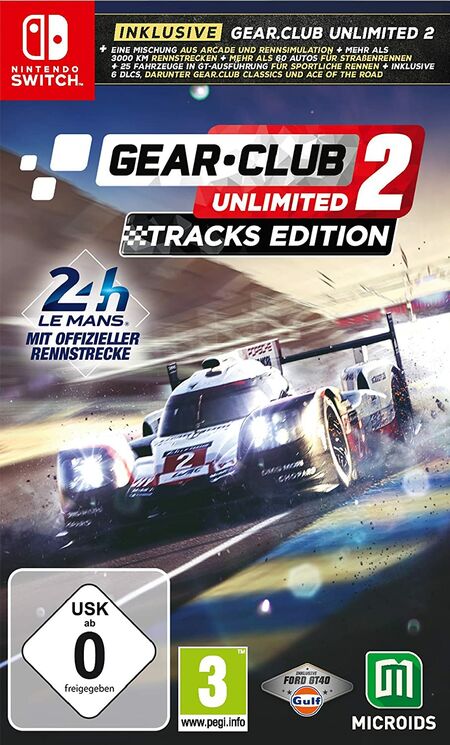 Gear Club Unlimited 2 - Tracks Edition (Switch) - Der Packshot