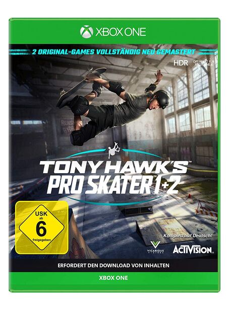 TONY HAWK´S Pro Skater 1+2 Standard Edition (Xbox One) - Der Packshot