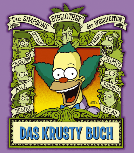 Die Simpsons Bibliothek der Weisheiten: Das Krusty Buch - Das Cover