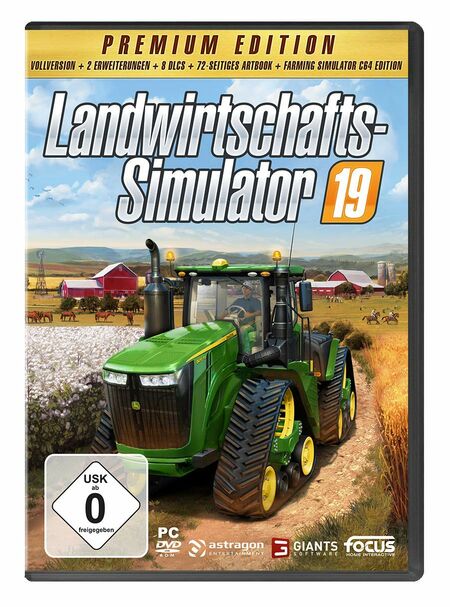 Landwirtschafts-Simulator 19 - Premium Edition (PC) - Der Packshot
