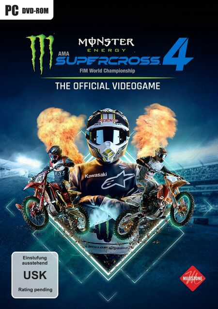 Monster Energy Supercross - The Official Videogame 4 (PC) - Der Packshot