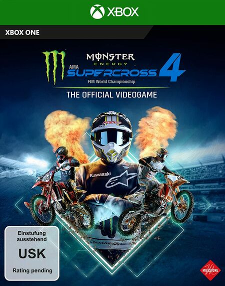 Monster Energy Supercross - The Official Videogame 4 (Xbox One) - Der Packshot