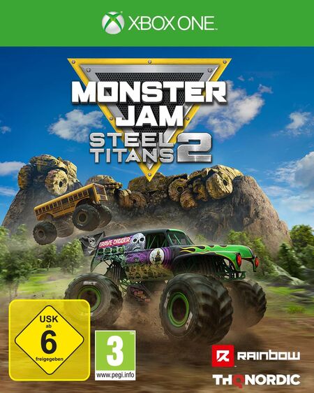 Monster Jam Steel Titans 2 (Xbox One) - Der Packshot