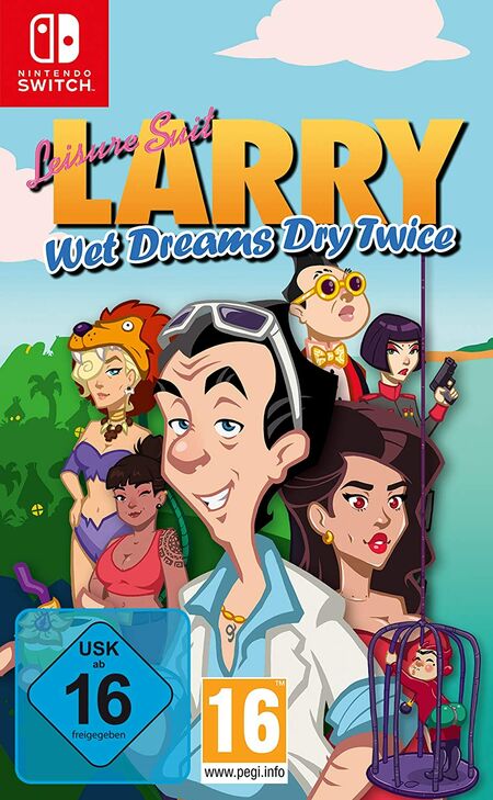 Leisure Suit Larry - Wet Dreams Dry Twice (Switch) - Der Packshot