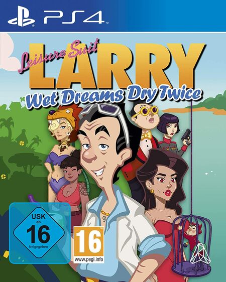 Leisure Suit Larry - Wet Dreams Dry Twice (PS4) - Der Packshot