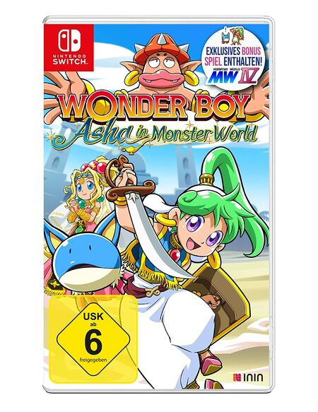 Wonder Boy: Asha in Monster World (Switch) - Der Packshot
