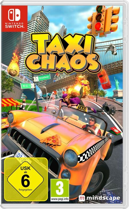 Taxi Chaos (Switch) - Der Packshot