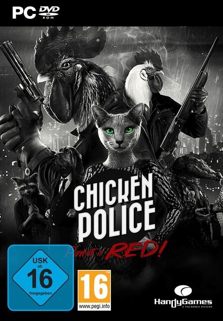 Chicken Police: Paint it Red! (PC) - Der Packshot