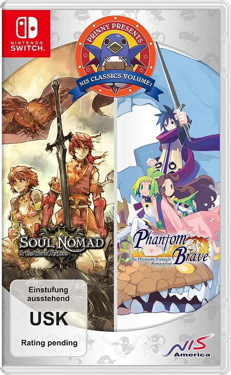 Prinny Presents NIS Classics Volume 1: Phantom Brave: The Hermuda Triangle Remastered / Soul Nomad & the World Eaters - Deluxe Edition (Switch) - Der Packshot