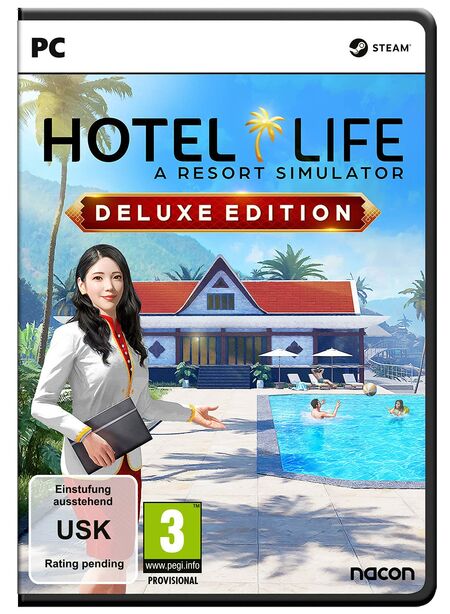 Hotel Life - A Resort Simulator (Deluxe Edition) (PC) - Der Packshot